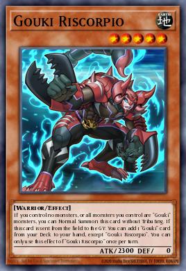Gouki Riscorpião — 2018 Mega-Tin Mega Pack EN040
