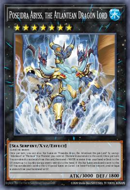 Poseidra Abyss, the Atlantean Dragon Lord — 2025 Mega-Pack Tin EN108