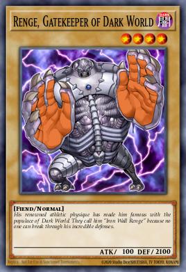 Renge, Porteiro do Mundo Escuro — Structure Deck: Dark World EN017