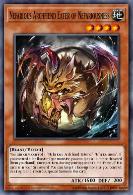 Arquidemônio Nefário, o Comedor da Perversidade — Master of Pendulum Structure Deck EN019