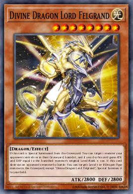 Felgrand, o Divino Senhor Dragão — Rise of the True Dragons Structure Deck EN001