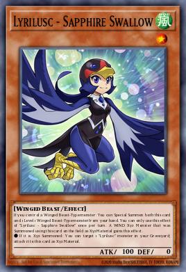Lirilusc - Andorinha de Safira — Legendary Duelists: Synchro Storm EN043