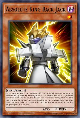 Rei Absoluto de Mochila a Jato — Structure Deck: Dark World EN024