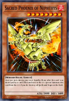 Fênix Sagrada de Nephthys — Flaming Eternity EN005