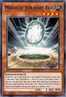 Ovo Jurássico Milagroso — Dinosmasher's Fury Structure Deck EN011