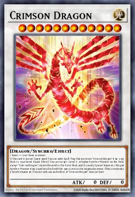 Crimson Dragon — Legendary 5D's Decks ENY41
