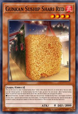 Vermelho Shari do Naviushi Gunkan — Power of the Elements EN026