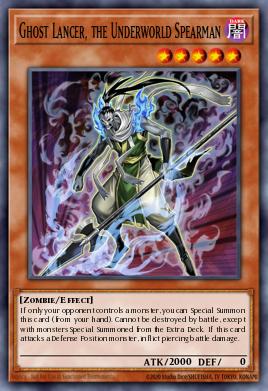 Ghost Lancer, the Underworld Spearman — Battles of Legend: Monstrous Revenge EN023