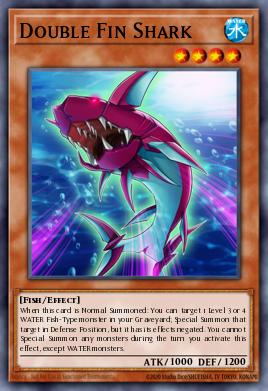 Tubarão de Nadadeiras Duplas — Duelist Saga EN001