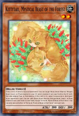 Kittytail, Mystical Beast of the Forest — Cyberstorm Access EN096