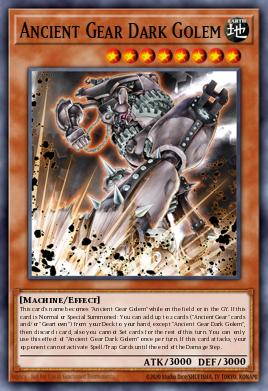 Ancient Gear Dark Golem — 2025 Mega-Pack Tin EN003