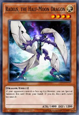 Raio, o Dragão da Meia-Lua — Lord of the Tachyon Galaxy Sneak Peek Participation Card EN014