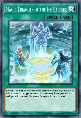 Triângulo Mágico da Barreira de Gelo — Structure Deck: Freezing Chains EN029
