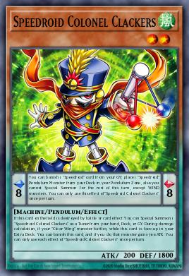 Speedroid Colonel Clackers — Supreme Darkness EN006