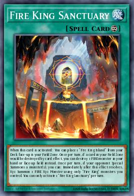 Fire King Sanctuary — Structure Deck: Fire Kings EN024