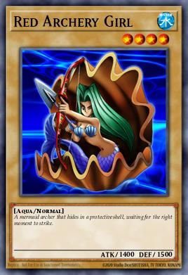 Moça Arqueira Vermelha — Magic Ruler 030