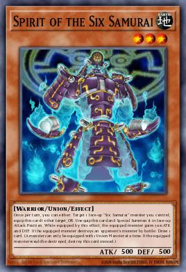 Espírito dos Seis Samurais — Samurai Warlords Structure Deck EN012