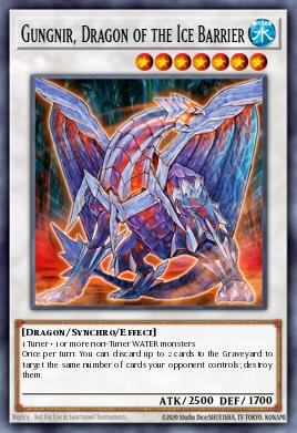 Gungnir, o Dragão da Barreira de Gelo — Structure Deck: Freezing Chains EN044