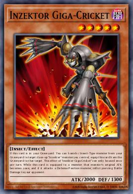 Inzektor Giga-Cricket — Galactic Overlord Sneak Peek Participation Card EN031
