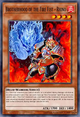 Irmandade do Punho de Fogo - Rinoceronte — 2014 Mega-Tin Mega Pack EN014