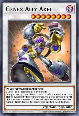 Genex Aliado Axel — Starstrike Blast Sneak Peek Participation Card EN099