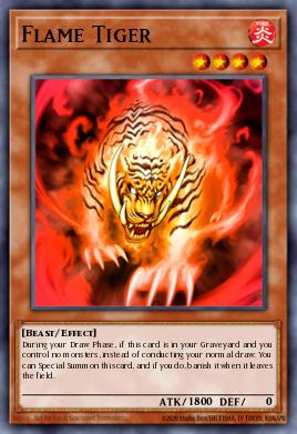 Tigre das Chamas — Onslaught of the Fire Kings Structure Deck EN019