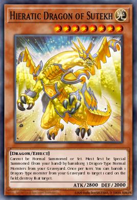 Dragão Hierático de Sutekh — Galactic Overlord Sneak Peek Participation Card EN025