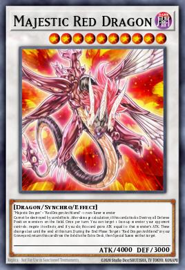 Dragão Vermelho Majestoso — Legendary Collection 5D's Mega Pack EN071