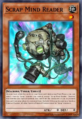Scrap Mind Reader — Starstrike Blast Sneak Peek Participation Card EN084