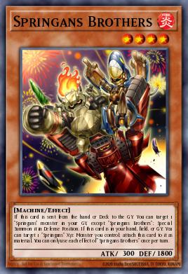 Springans Irmãos — Lightning Overdrive Premiere! promotional card EN005