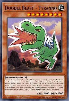 Doodle Beast - Tyranno — Battles of Legend: Crystal Revenge EN033