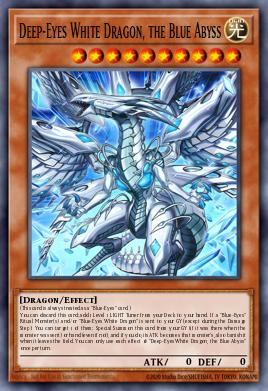 Deep-Eyes White Dragon, the Blue Abyss — Magnificent Maestros EN002