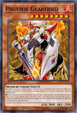 Gearfried Fênix — Warriors' Strike Structure Deck EN001
