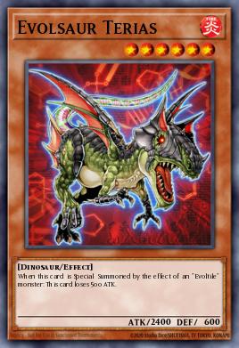 Evolsaur Terias — Order of Chaos: Special Edition EN028