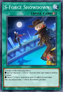 Confronto Força-S — Blazing Vortex Premiere! promotional card EN058