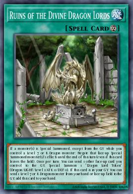 Ruínas dos Divinos Senhores Dragão — Rise of the True Dragons Structure Deck EN024