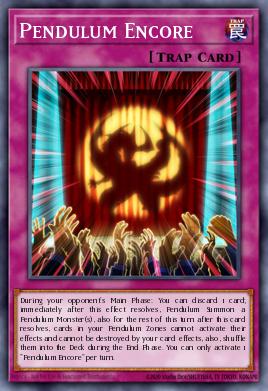 Bis do Pêndulo — Blazing Vortex Premiere! promotional card EN091