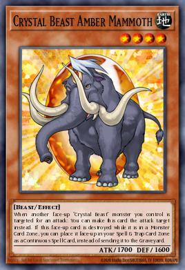 Fera Cristalina Mamute Âmbar — Legendary Collection 2: The Duel Academy Years Mega Pack EN159