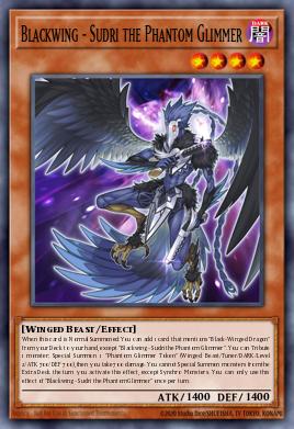 Blackwing - Sudri the Phantom Glimmer — Legendary 5D's Decks ENC15