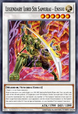 Legendary Lord Six Samurai - Enishi — 2025 Mega-Pack Tin EN247