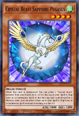 Fera Cristalina Pégaso Safira — Legendary Collection 2: The Duel Academy Years Mega Pack EN161