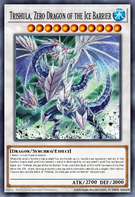 Trishula, o Dragão Zero da Barreira de Gelo — Structure Deck: Freezing Chains EN041