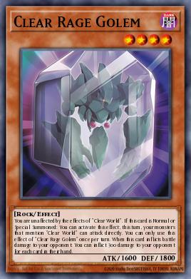 Clear Rage Golem — Maze of the Master EN038