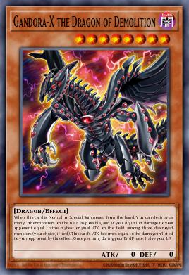 Gandora-X, o Dragão da Demolição — Yu-Gi-Oh! The Dark Side of Dimensions Movie Pack: Gold Edition EN049