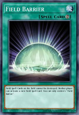 Barreira de Campo — Spellcaster's Command Structure Deck: Special Edition EN034