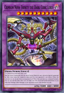 Trindade Nova Carmesim, o Senhor Cúbico Obscuro — Yu-Gi-Oh! The Dark Side of Dimensions Movie Pack: Gold Edition EN040