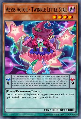 Ator do Abismo - Pequena Estrela Cintilante — Rise of the Duelist Premiere! promotional card EN081