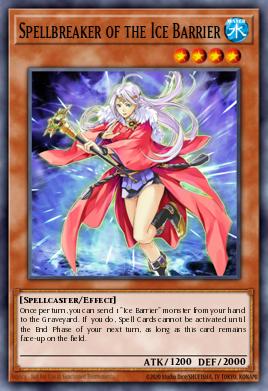 Quebra-feitiços da Barreira de Gelo — Structure Deck: Freezing Chains EN011