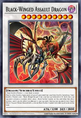 Black-Winged Assault Dragon — Legendary 5D's Decks ENC33