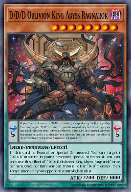 D/D/D Abismo Ragnarok, o Rei Esquecido — Dimension of Chaos: Special Edition EN099